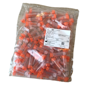 Mikrorør 1,3 ml præpareret m/litium-heparin, Orange låg (100 stk.)