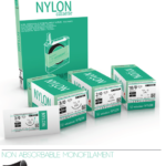 Vetsuture NYLON 2/0 – 50mm. (12 stk.) Reverse Cutting Needle – Triangular – Straight (NYL3SN)
