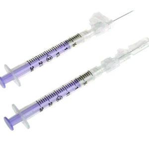 PULSET ABG Syringe/ Kanyle m. balanceret Heparin  1ml – 25 stk. (with needle) WD0223